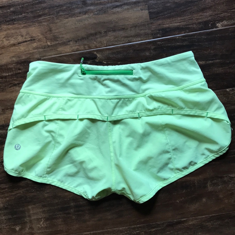 Lululemon speed shorts size 4